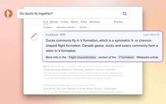 DuckDuckGo ora ha la ricerca potenziata da ChatGPT