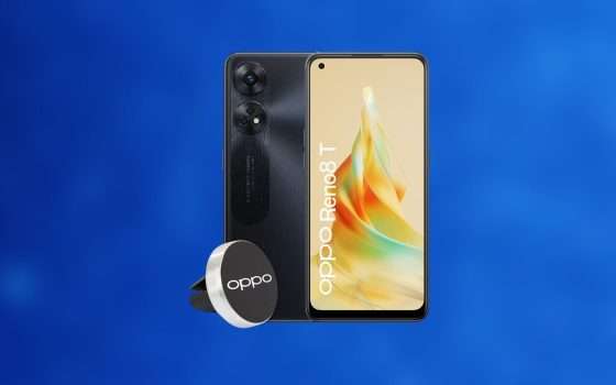 OPPO Reno8: smartphone 5G con fotocamera da 100MP, primo sconto Amazon