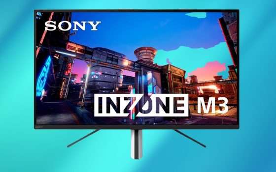 Sony Inzone M3, il monitor da gaming per PC e PS5: sconto SUPER su Amazon