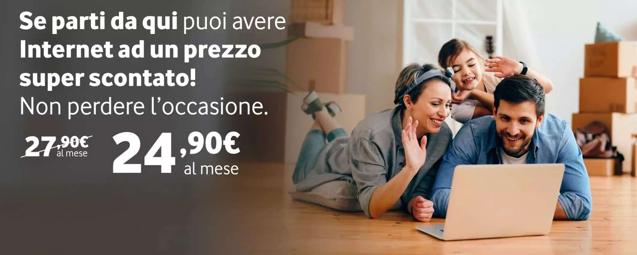 Vodafone Special Fibra: PROMO a 24,90 euro