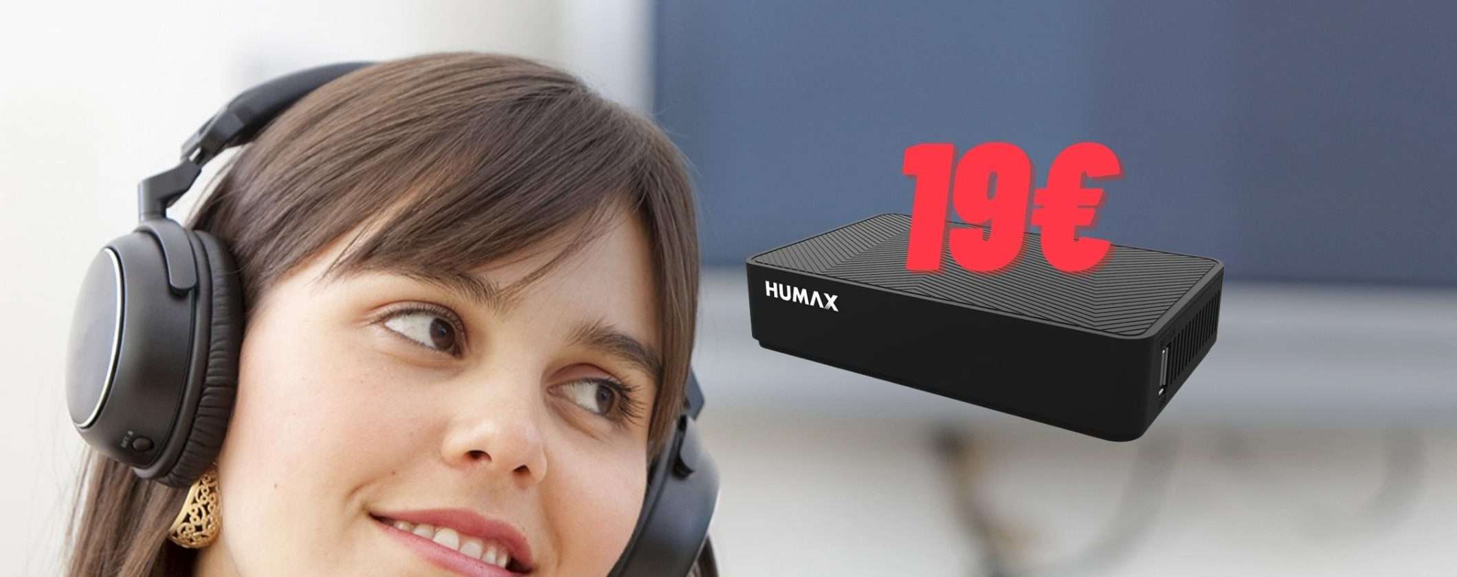 Decoder Digitale Terrestre Humax, offerta a tempo: 19€ su Amazon