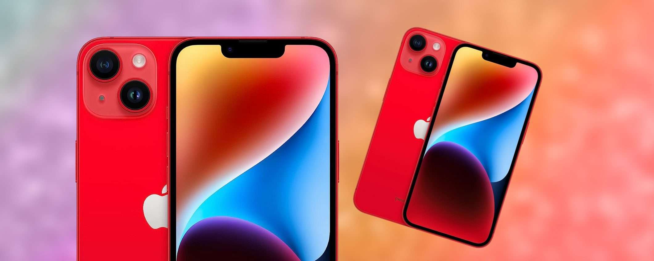 iPhone 14 (PRODUCT) RED: Amazon fa il botto con gli sconti di primavera