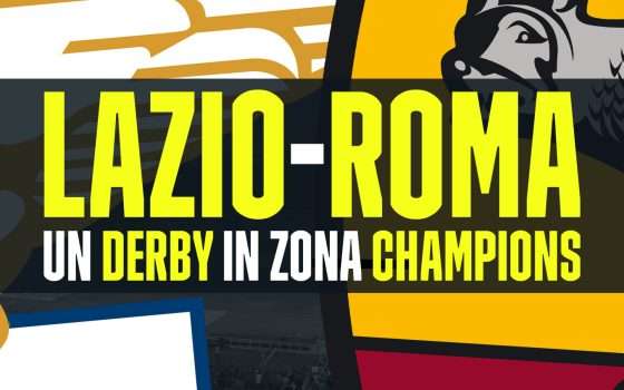 Lazio-Roma, un derby in zona Champions League