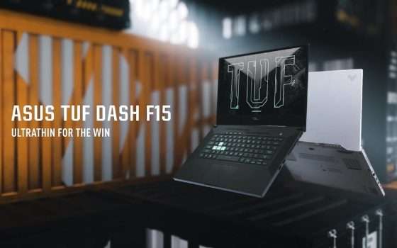 Notebook da gaming ASUS TUF Dash F15: prezzo BOMBA su Amazon