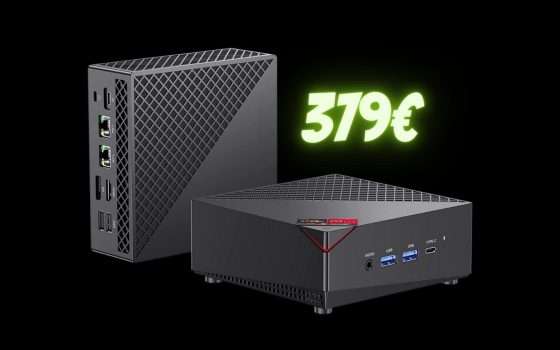 Mini PC POTENTE a soli 379€: attiva coupon + codice sconto