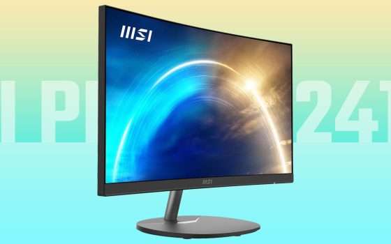 Prezzo stracciato per il monitor curvo MSI (23,6'')