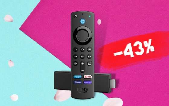 Afferra la Fire TV Stick 4K, ancora poche ore per averla a poco