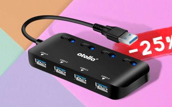 Hub USB 4 in 1 con interruttori, una svolta per il tuo PC (-25%))