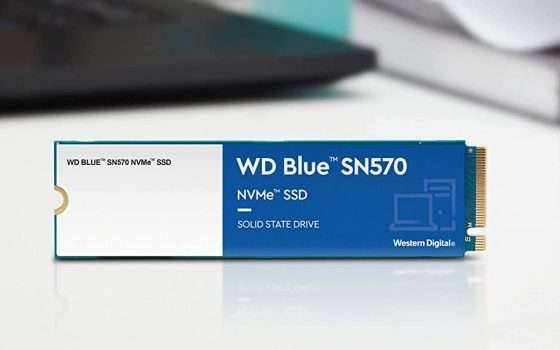 Oggi prezzo stracciato per la SSD blu a 1 TB di WD