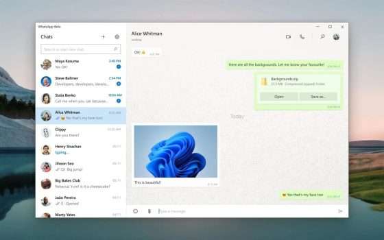 WhatsApp migliora su Windows 10 e 11 con due novità interessanti