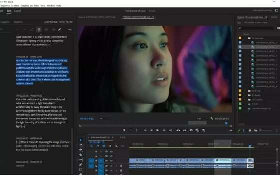 Adobe Premiere Pro, nuove feature IA in arrivo