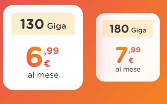 HoMobile PROMO: 180 GIGA a partire da 6,99 euro