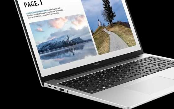 Huawei MateBook D 14 e D 16 con nuove CPU Intel