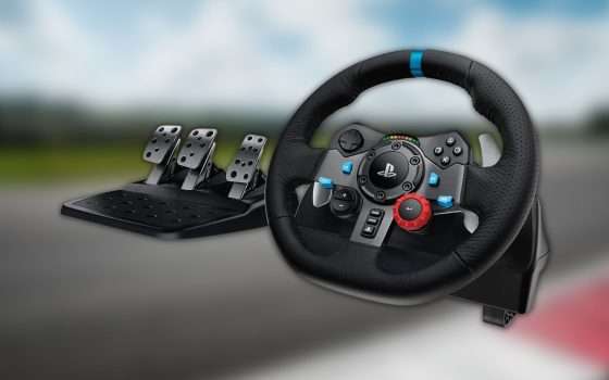 Logitech G29, il volante più amato, è in SUPER SCONTO su Amazon