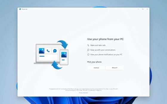Windows 11: Phone Link potrebbe mettere a rischio la privacy