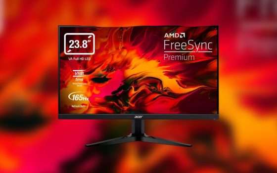 Questo monitor da gaming di Acer ti costa solo 99€ in SUPER OFFERTA