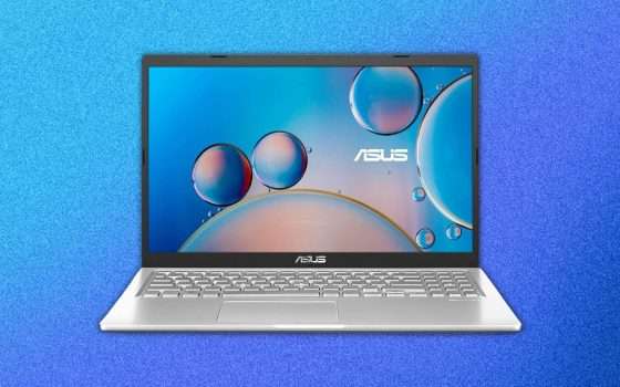 Notebook ASUS con i5, 8GB RAM, SSD 512GB e W11 con super sconto