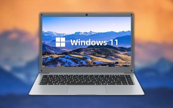 Notebook Windows 11 con SSD 256 GB e RAM 12 GB a soli 289,99 euro su Amazon