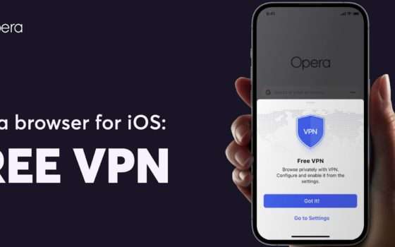 Opera aggiunge la VPN anche al browser per iOS