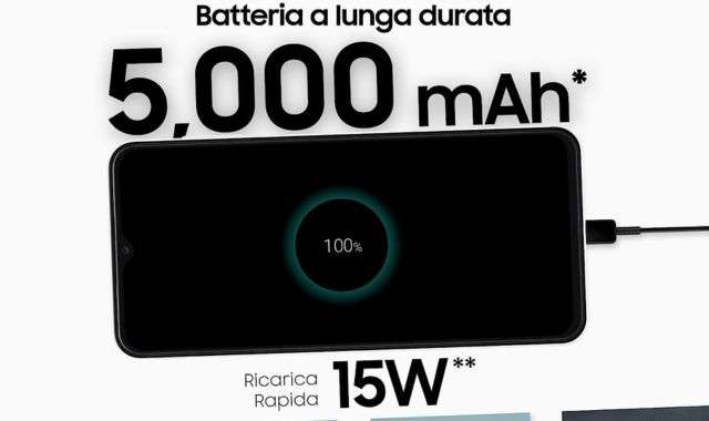 Samsung Galaxy A13 batteria 5000mAh