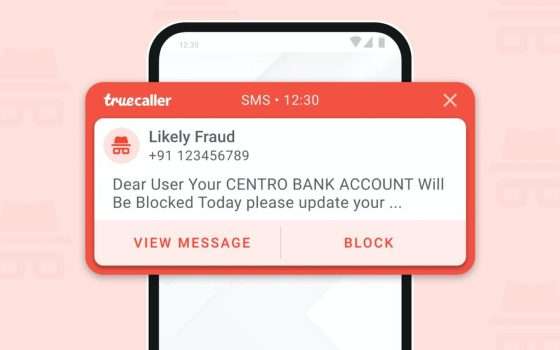 Truecaller: Fraud Protection per bloccare lo smishing