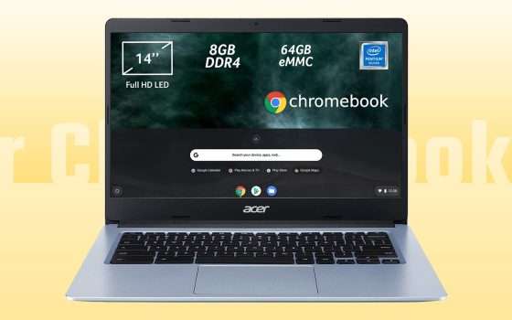 Chromebook per la scuola: questo Acer è a 299 euro