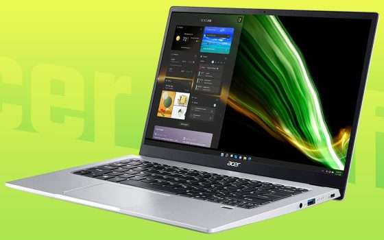 Il notebook Acer con Windows 11 a soli 299€: l'affare