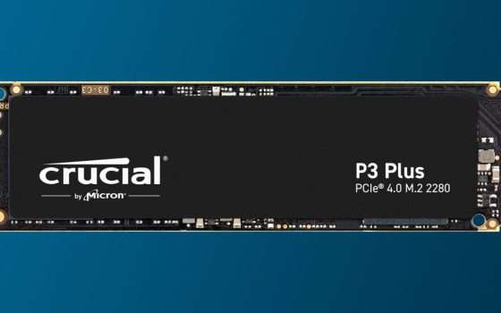 La SSD da 500 GB di Crucial (P3 Plus) in sconto del 42%