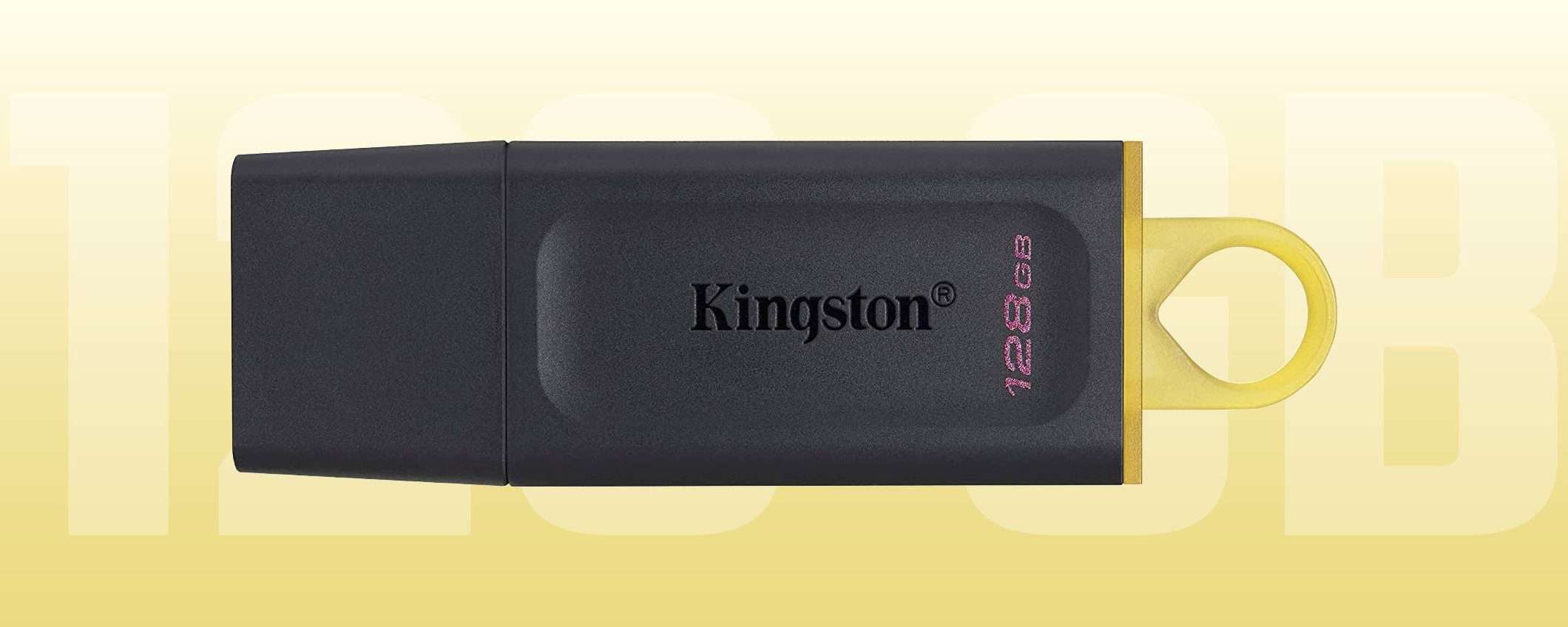 Kingston DataTraveler Exodia 128GB a soli 10€ su Amazon: AFFRETTATEVI!