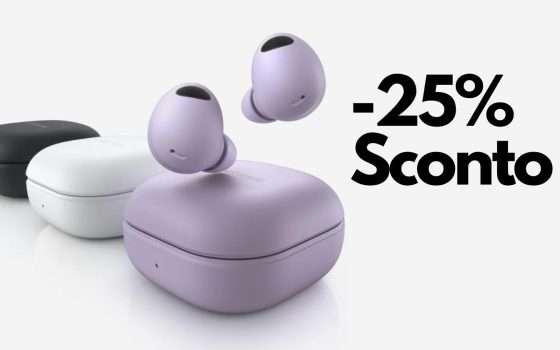 Samsung Galaxy Buds2 Pro: -25% su Amazon, un MIRACOLO