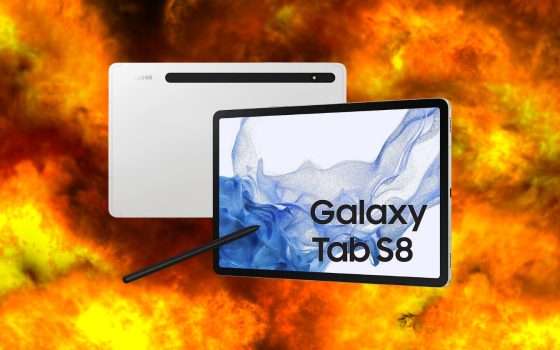 Samsung Galaxy Tab S8: 200€ di SCONTO su Amazon