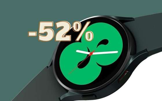 Samsung Galaxy Watch4: su Monclick SCONTO del 52%