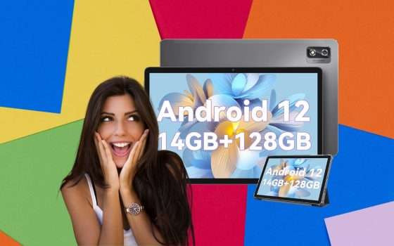 Tablet Android 14GB RAM a soli 159€: attiva il Coupon Amazon