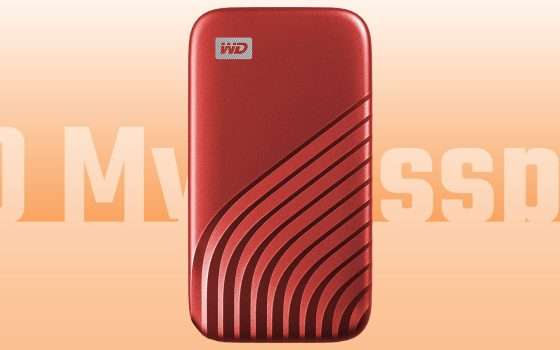 WD My Passport, SSD portatile 2 TB in forte sconto