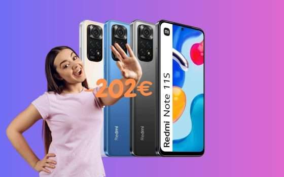 Xiaomi Redmi Note 11S: risparmia quasi 120€ su Amazon