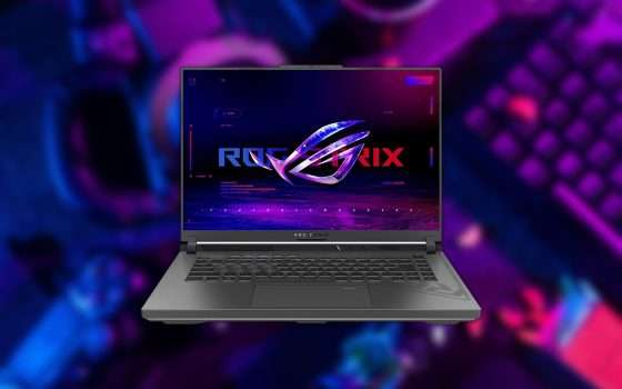 ASUS ROG Strix G16: un notebook mostruoso con 350 euro di sconto