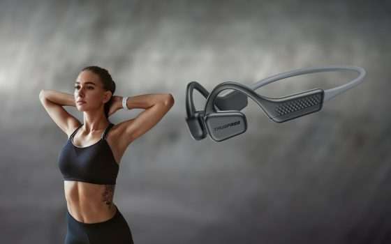 Auricolari sportivi con 11 ore di musica e doppio sconto Amazon