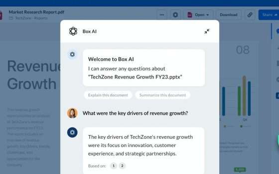 Box AI: intelligenza artificiale in Content Cloud