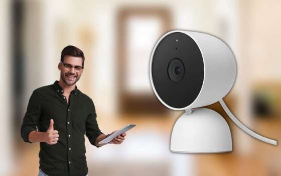 Tutto sotto controllo con Google Nest Cam, in offerta Amazon