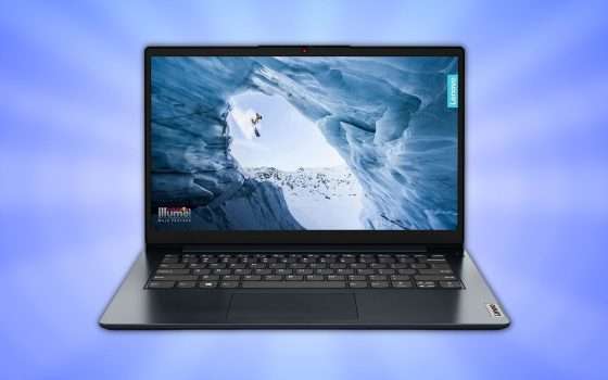 Notebook Lenovo IdeaPad leggero e sottile: lo paghi 100 euro in meno