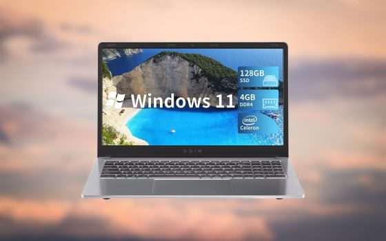 Notebook con Windows 11: economico e velocissimo, solo 219€