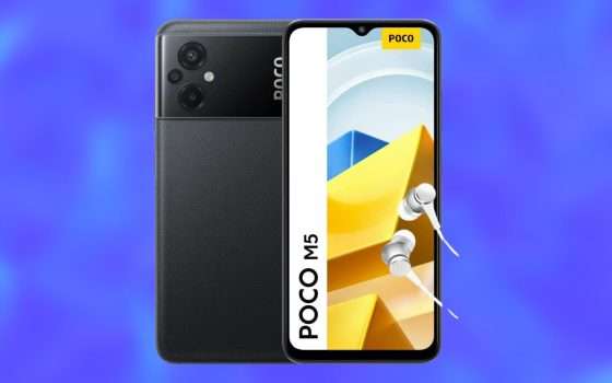 POCO M5, lo smartphone economico più venduto è in offerta