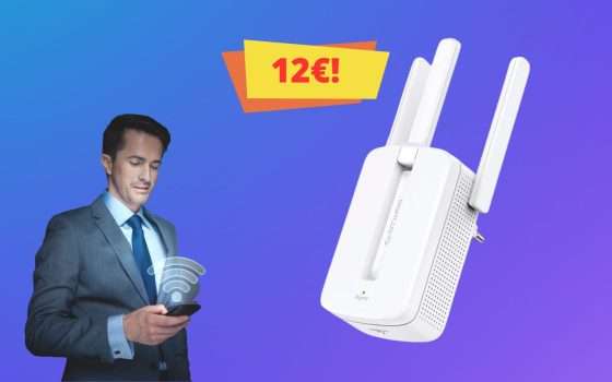 Migliora il tuo WiFi con soli 12€ grazie a questa offerta