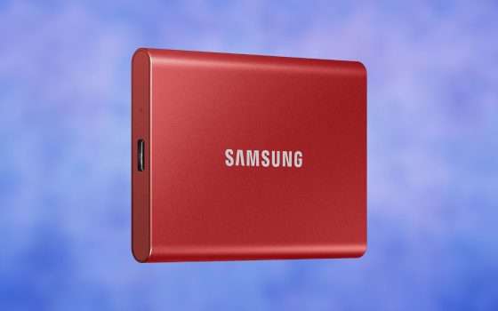 SSD portatile Samsung 500GB: Amazon taglia il prezzo (-31%)