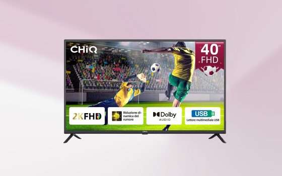 TV 40 pollici a 179 euro: FOLLIA Amazon da non perdere (coupon)