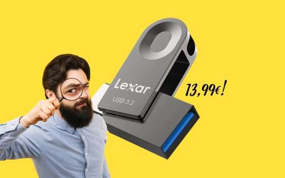 Chiavetta USB 2 in 1 Lexar a soli 13€: una FOLLIA Amazon