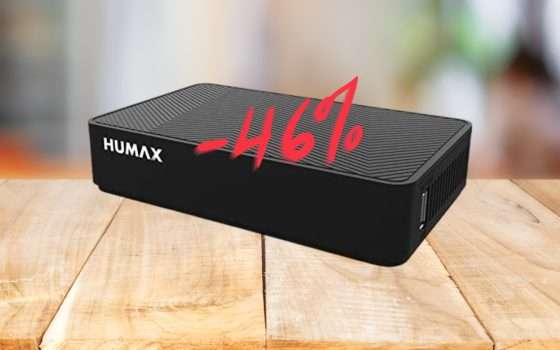 Decoder Digitale Terrestre Humax al Minimo Storico (-46%)