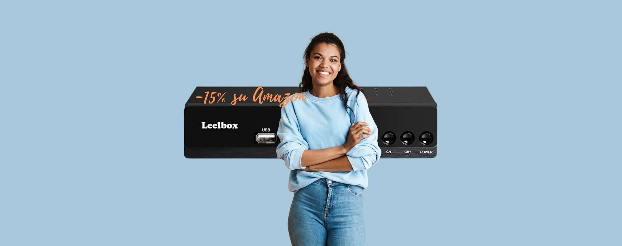 Decoder Digitale Terrestre Leelbox: PREZZO BOMBA su Amazon