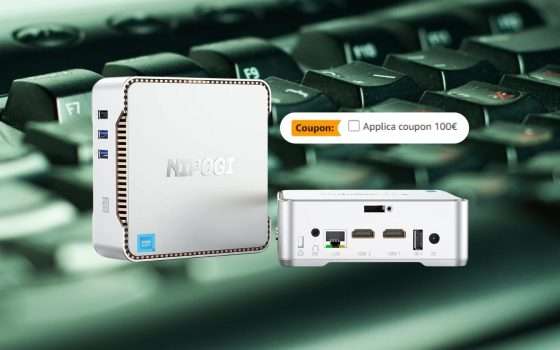 Mini PC NiPoGi in super sconto con il Coupon 100€ su Amazon