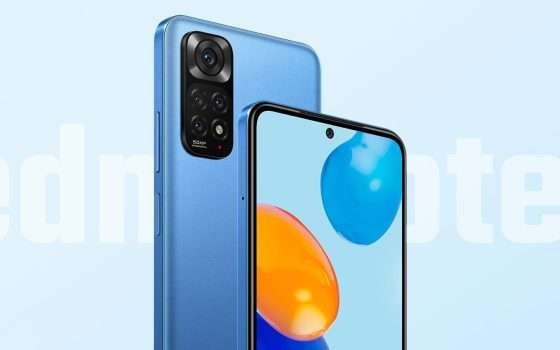 Redmi Note 11 (4/128 GB, Blue) a prezzo stracciato